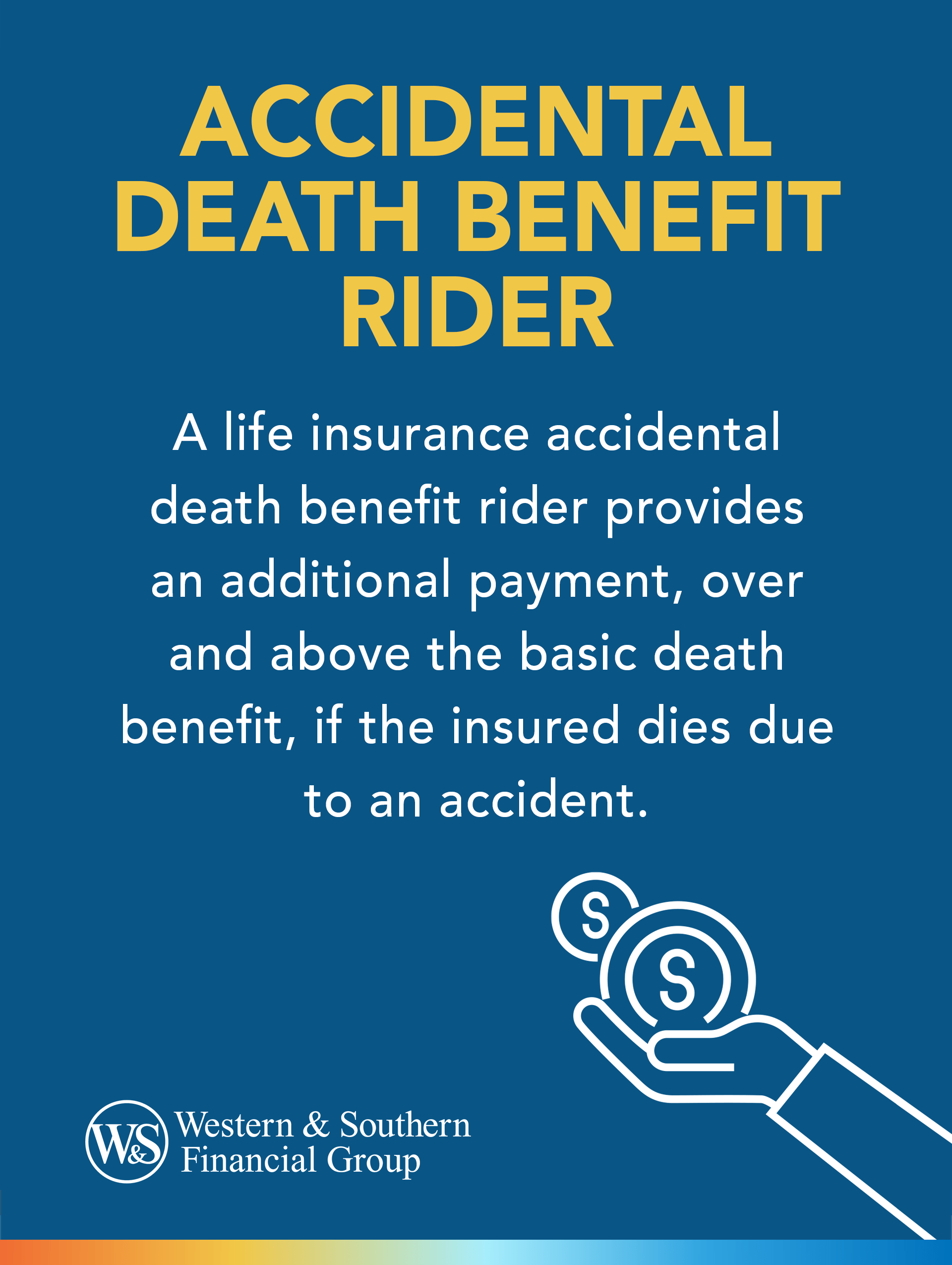 Accidental Death Benefits Rider Definition