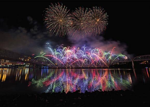 Western Southern WEBN fireworks display