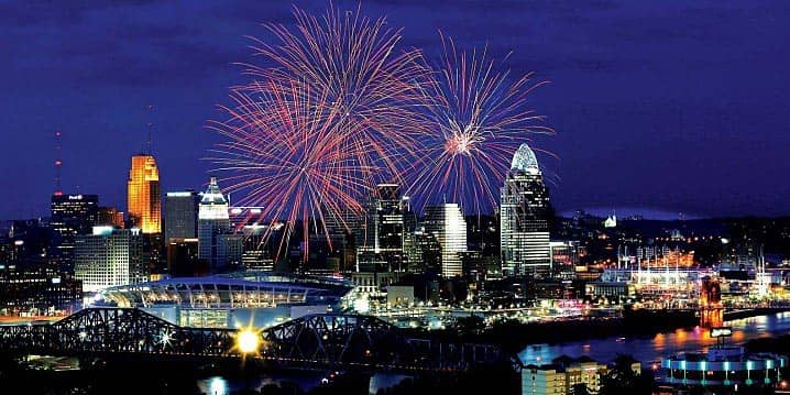 Western & Southern fireworks Cincinnati