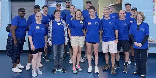 Fort Washington associates volunteer at the Boys and Girls Club