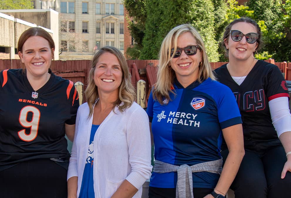 Four associates enjoying Associate Appreciation Day