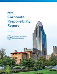 Cover page of 2025 Corporate Responsibility Report PDF