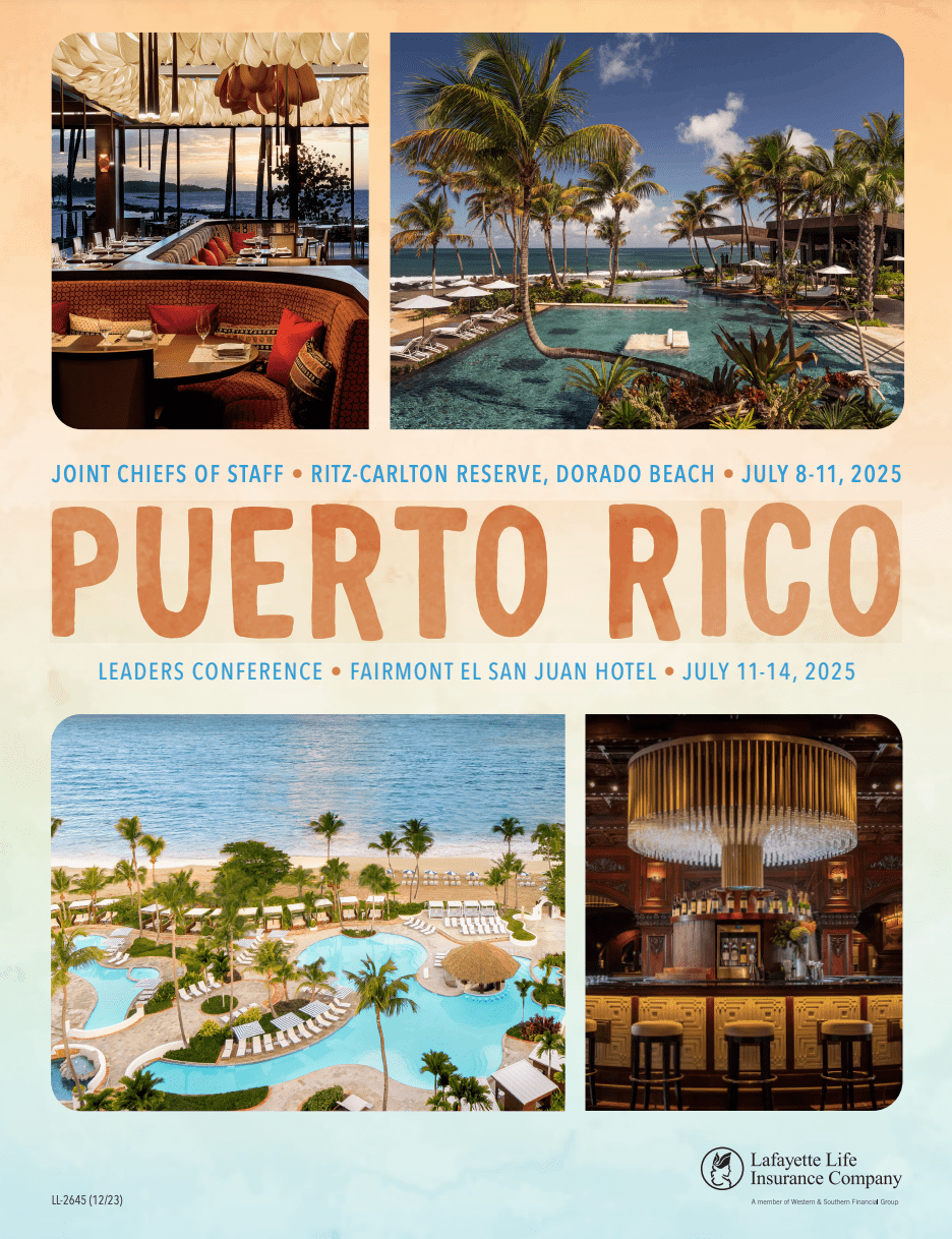 Cover page of event flier