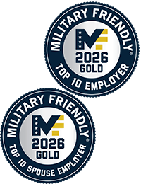2026 Top 10 Military Friendly® Employer and 2026 Top 10 Military Friendly® Spouse Employer designations
