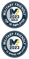 2022 Military Friendly Top 10 Employer and Spouse Employer