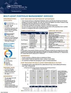 Multi-Asset Fact Sheet