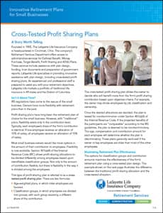 Cross-Tested Profit Sharing Plan