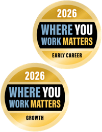 2026 Where You Work Matters Gold Badges for Growth and Early Career