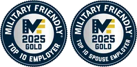 2025 Military Friendly Top 10 Employer and Employees