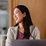 Professional woman at work
