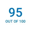 95 out of 100