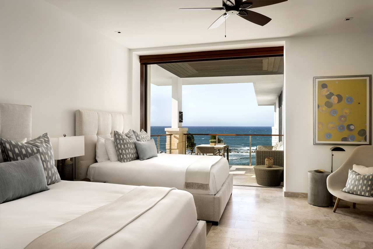 Interior of hotel room