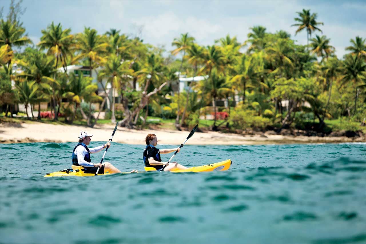 Kayakers in water