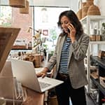 Business owner researching benefits of UL