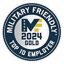 Military Friendly Top 10 Employer 2024
