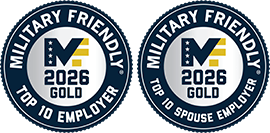 2026 Top 10 Military Friendly® Employer and 2026 Top 10 Military Friendly® Spouse Employer designations