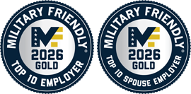2026 Top 10 Military Friendly® Employer and 2026 Top 10 Military Friendly® Spouse Employer designations
