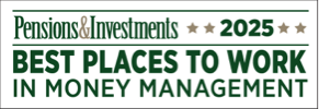Pensions & Investments 2025 Best Places To Work in Money Management