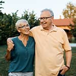 Couple preparing for retirement expenses