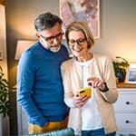 Pre-retirees researching retirement needs