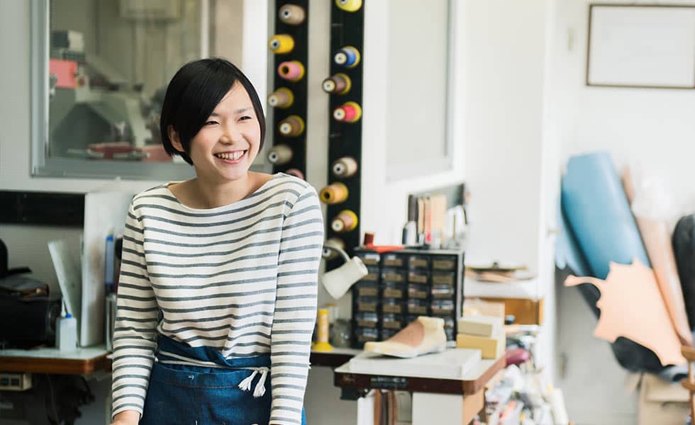 small business owner at desk
