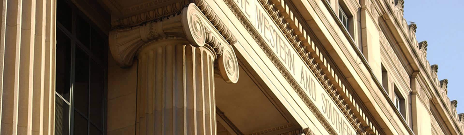 Columbus Life building pillars