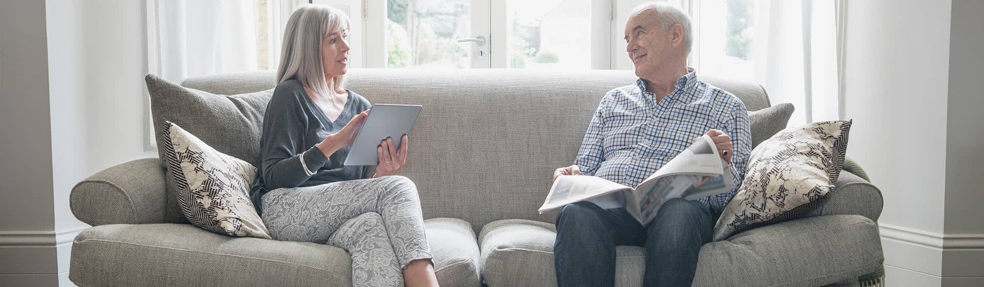 couple looking into financial education
