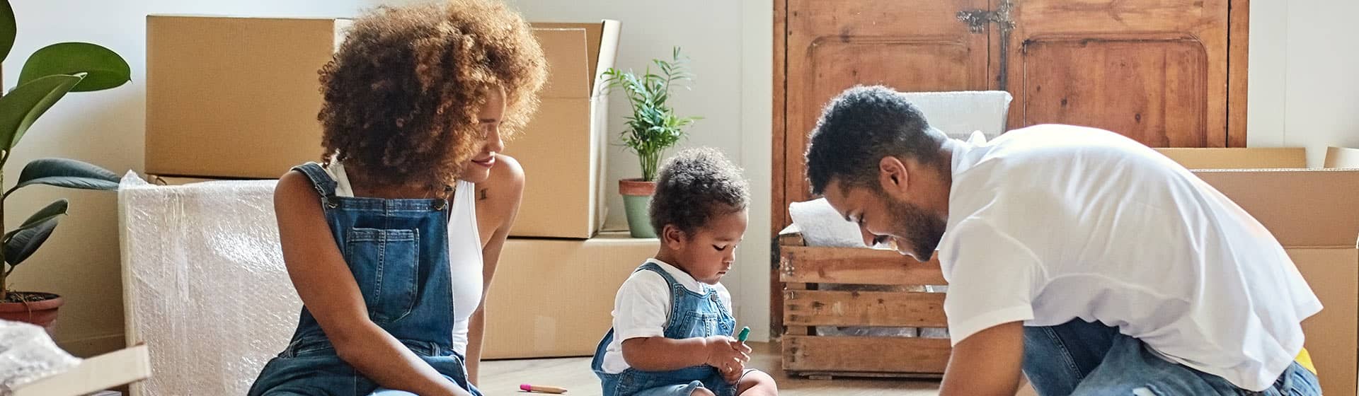 Family playing together