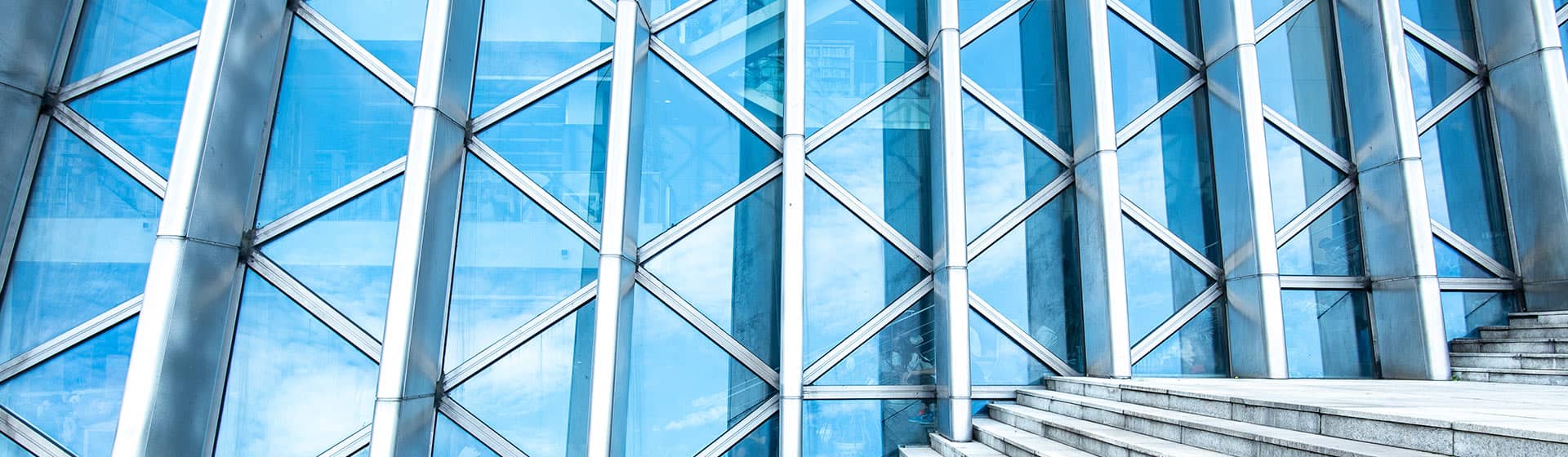 strong financials institutions building