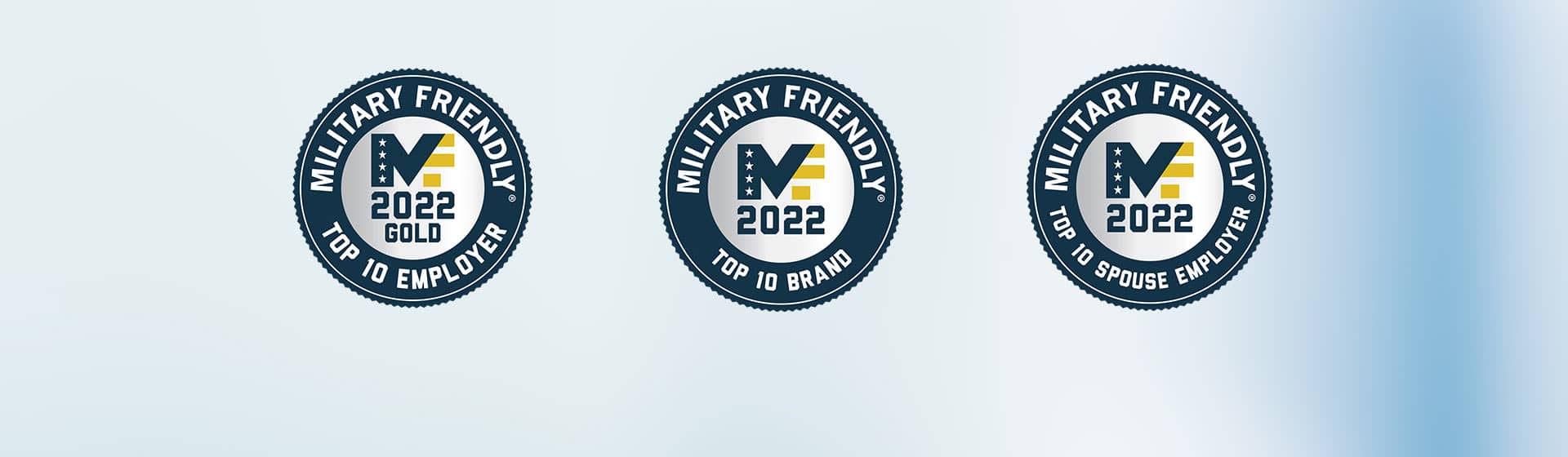 2022 Military Friendly Logos