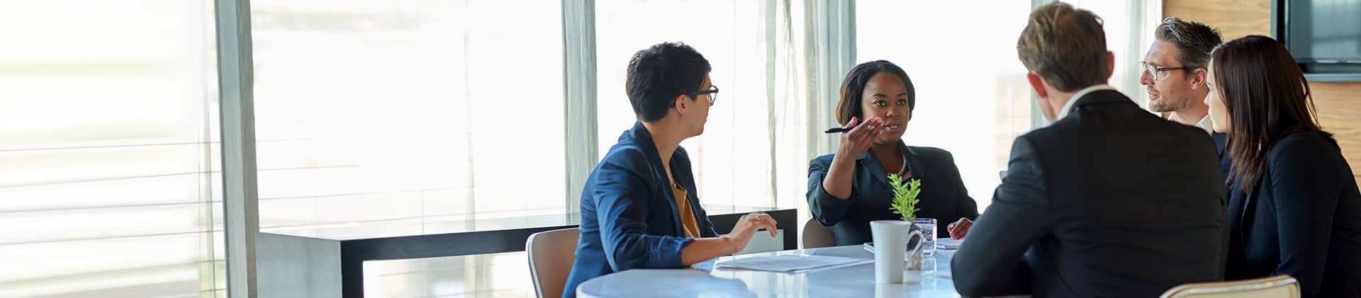 financial representatives helping plan financial and retirement needs