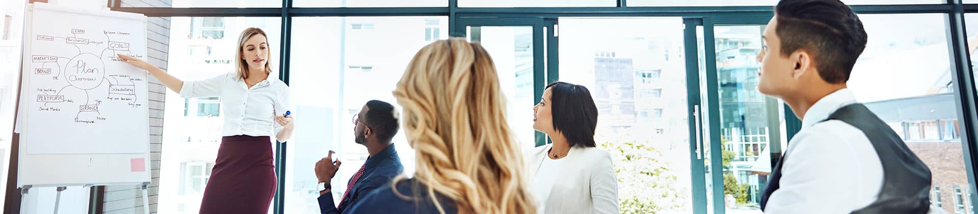 group of associates in meeting