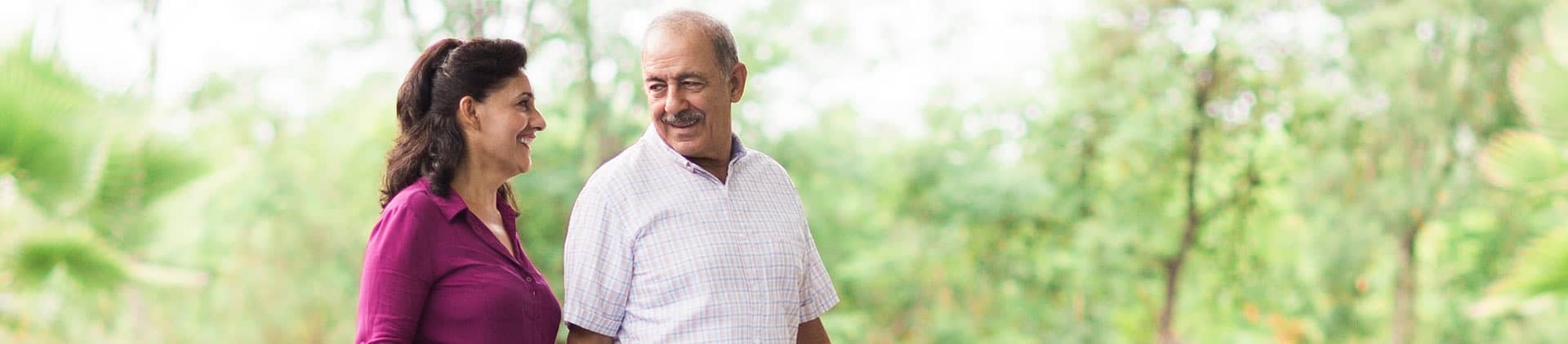 couple enjoying a walk 