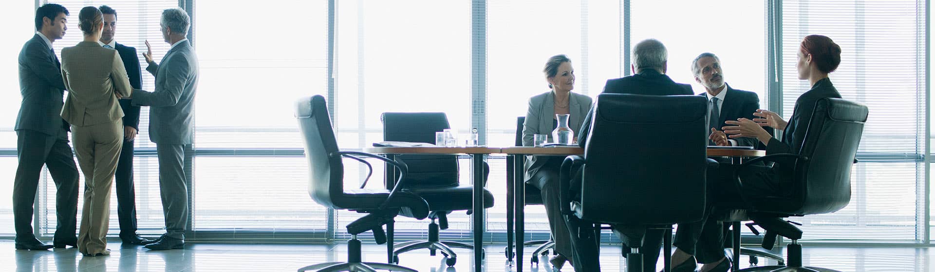 Conference room small group discussions
