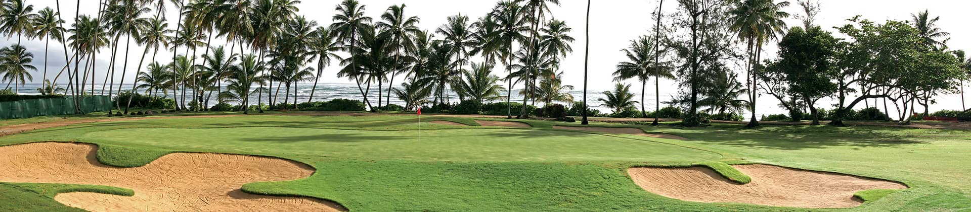 Golf course near beach