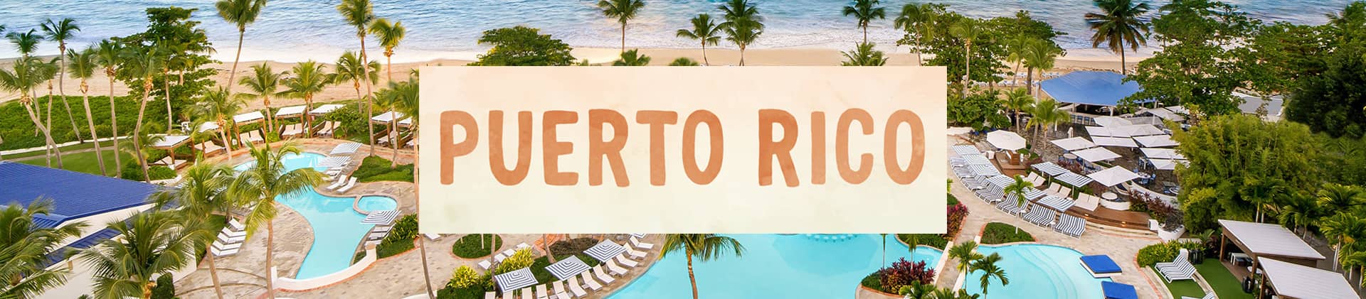 Beach resort in Puerto Rico