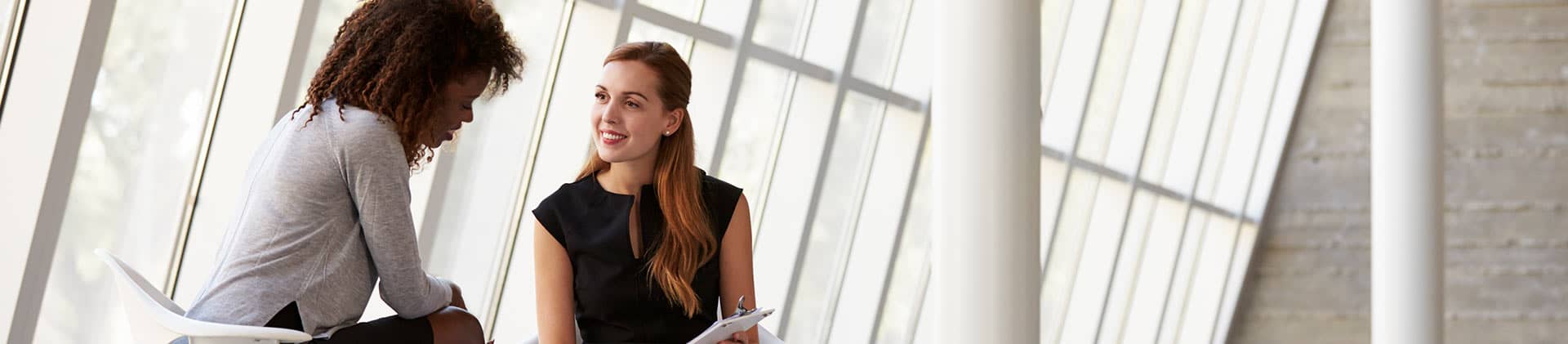 women discussing administrative careers within western southern life