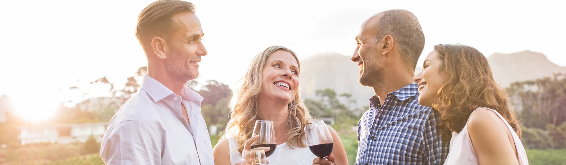 Couples enjoying each other company discussing annuities