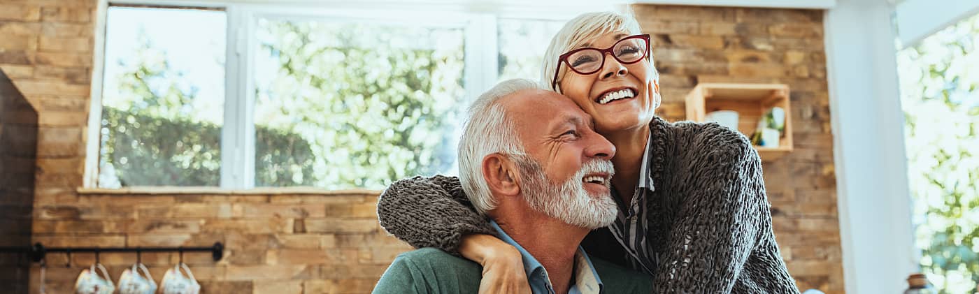 A young couple can relax, knowing they are protected by their waiver of premium rider. 