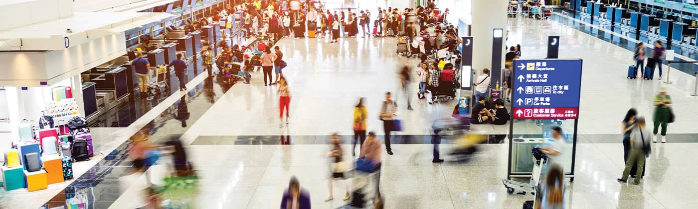 busy airport