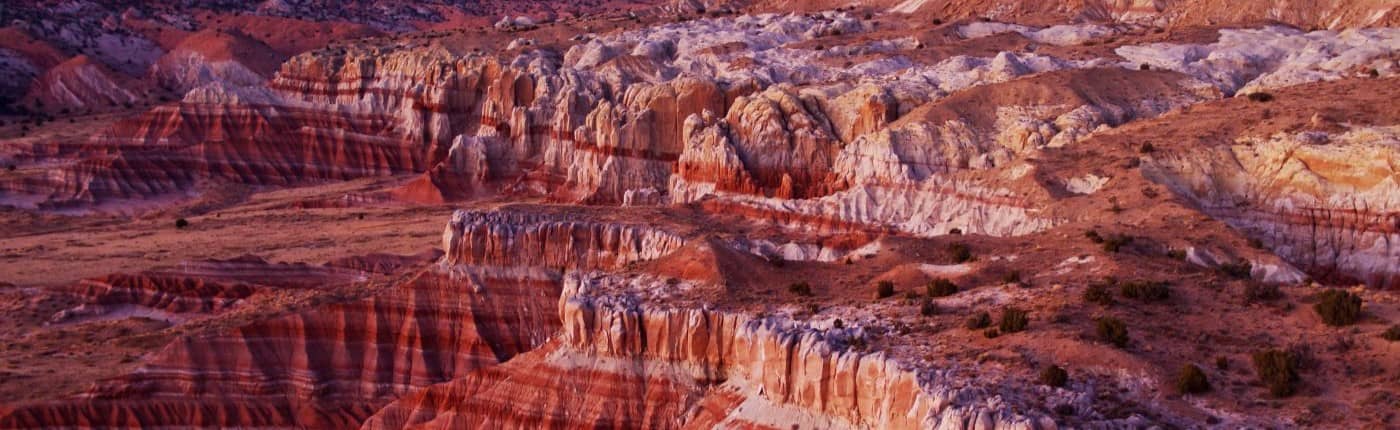 Rugged Landscape in Grand Staircase Escalante National Monument.