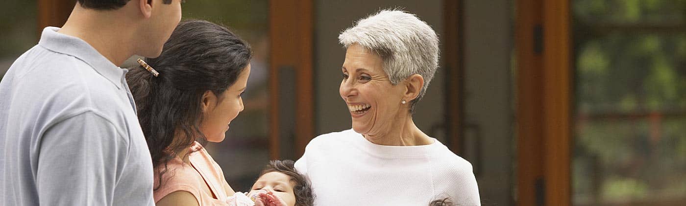 multi generational family greets each other estate planning