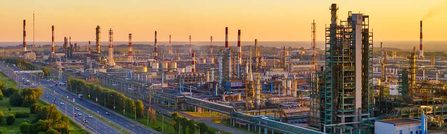 Russian oil refinery
