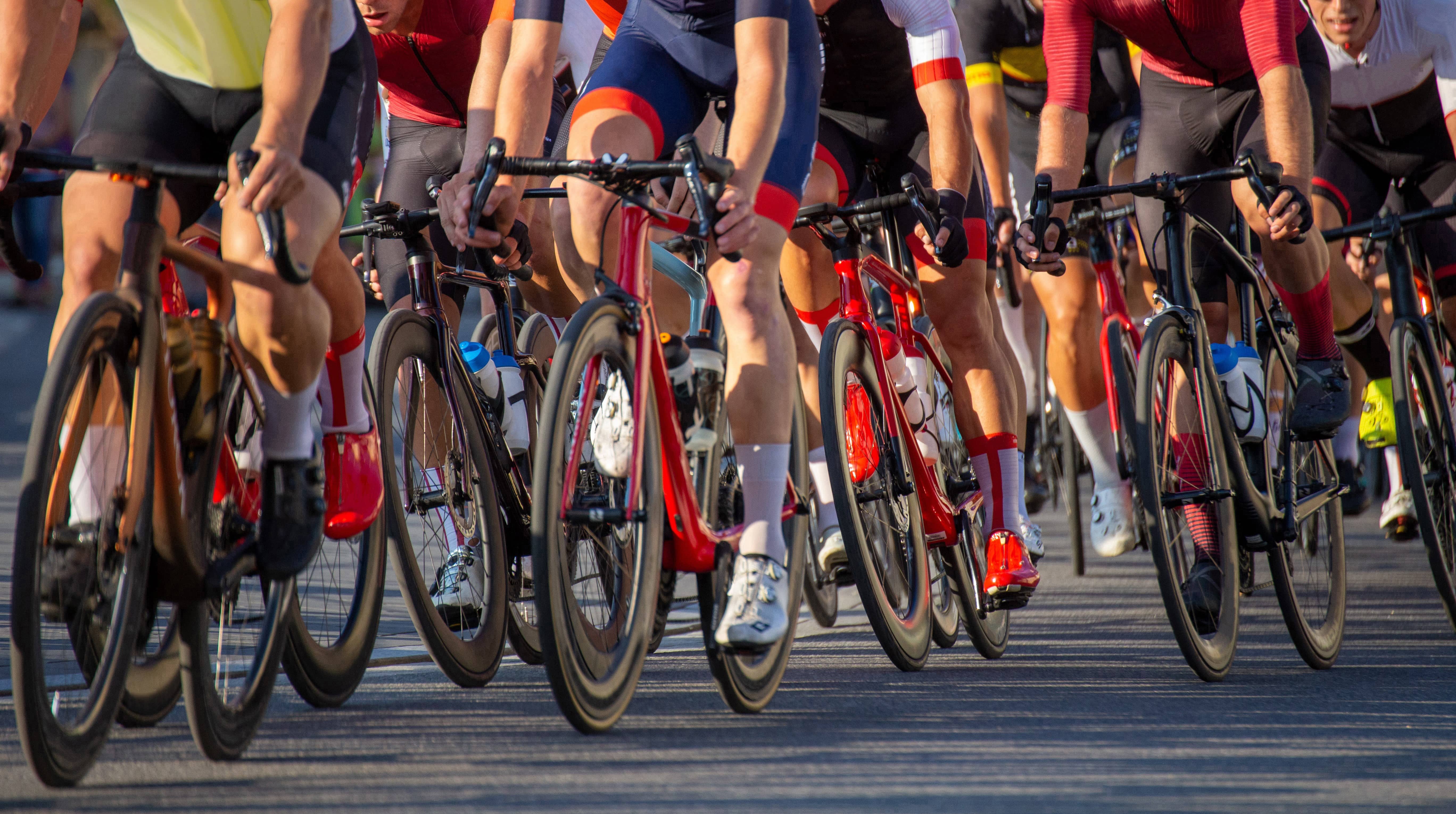Tour de France cyclists competing