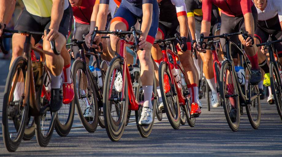 Tour de France cyclists competing