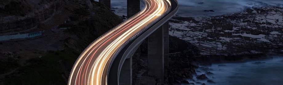 traffic on bridge