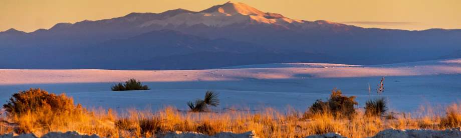 Landscape image of White Sands National Park in New Mexico