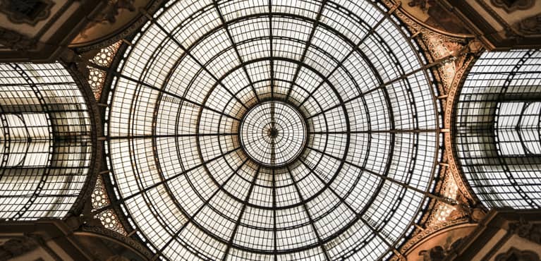 Ceiling of Galleria Vittorio Emanuele II