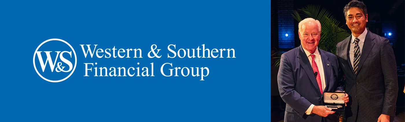 John Barrett with Mayor Aftab Pureval