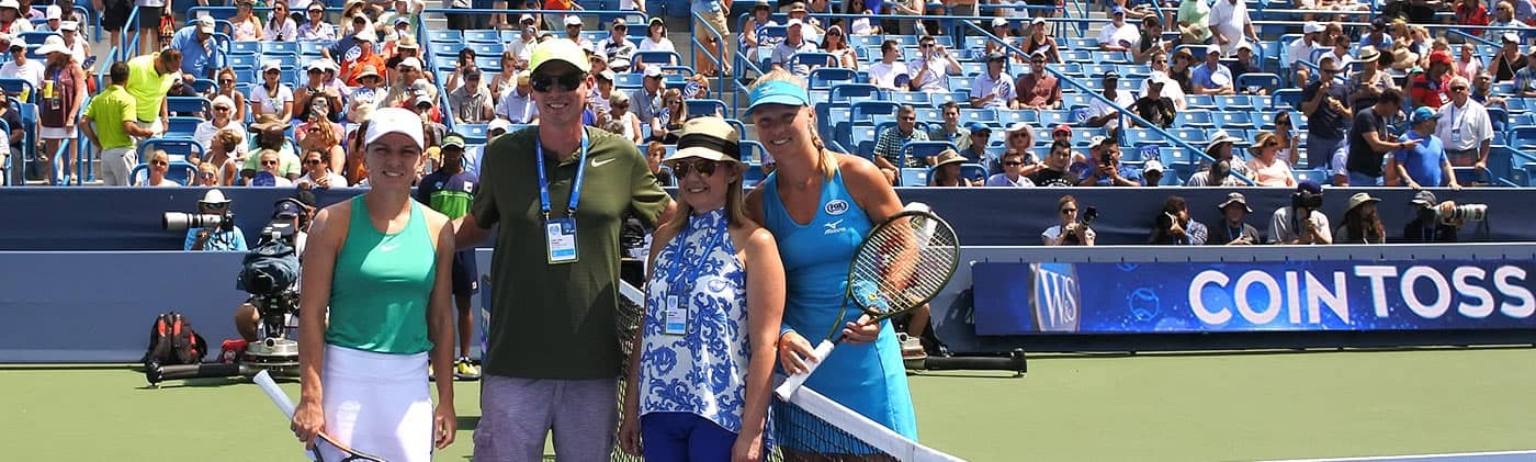 Western and southern open coin toss